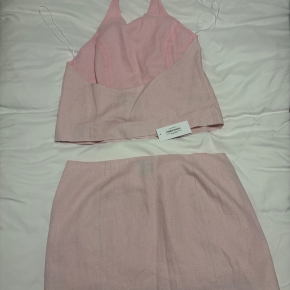 Reformation Avielle Linen Two Piece Set - Picture 4 of 6